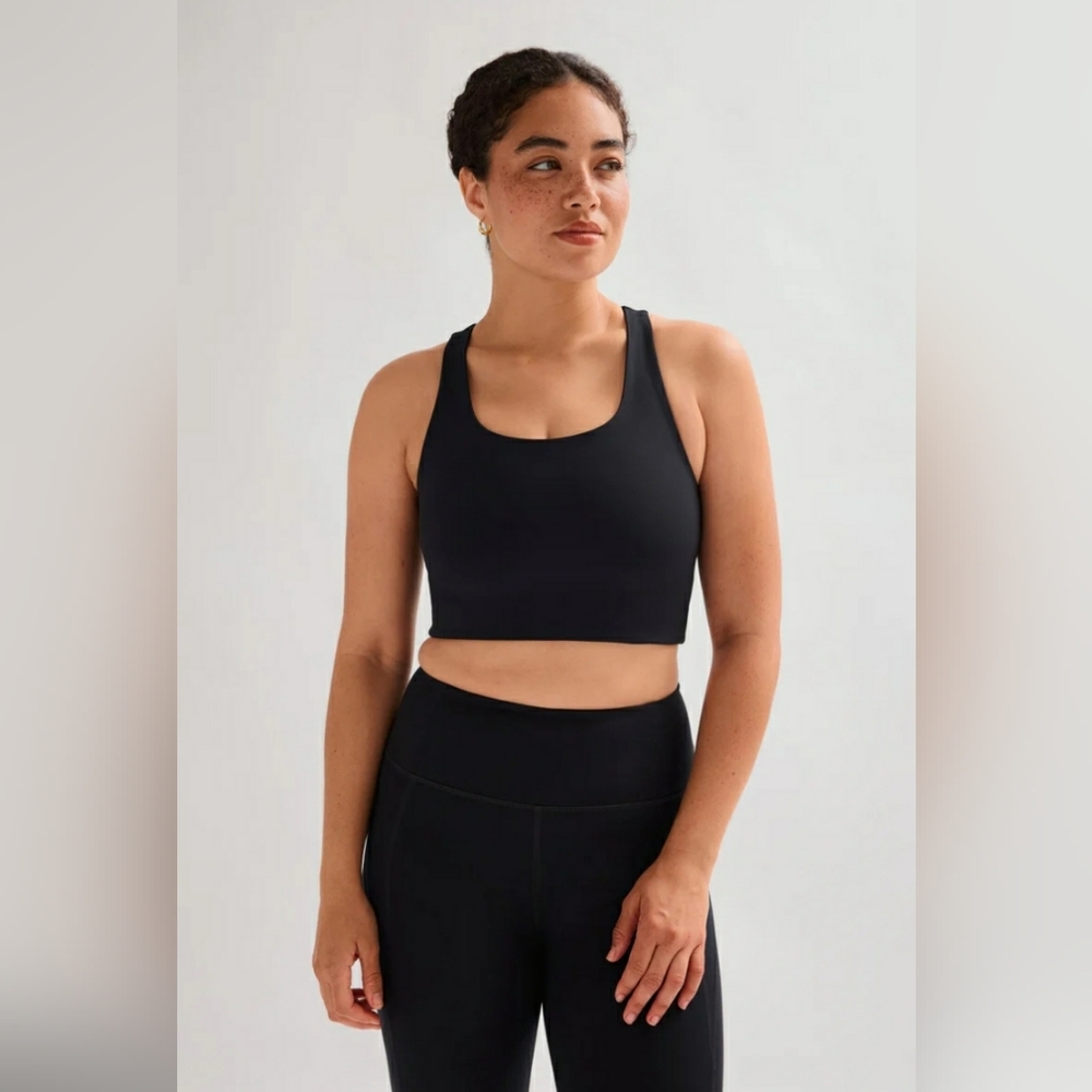 Girlfriend Collective SET  Compression High Rise Leggings AND Bra NWT Sz Large - Picture 4 of 5